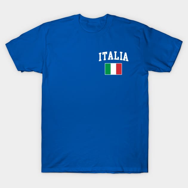 Italia Flag Italian Italy T-Shirt by E